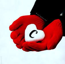 Company alphabet letter p logo design with red love heart symbol logo. Snow Heart Winter Alphabet Letters Images For Whatsapp Dp Download Wallpaper Dp