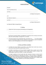 Maybe you would like to learn more about one of these? Muster Maklervertrag Vertraege De