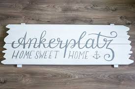 Diy Edles Holzschild Selber Basteln Und Beschriften Holz Beschriften Holzschilder Schild Selber Machen