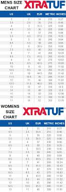 Xtratuf Size Guide