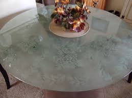 Etched Glass Table Top Then Frosted Glass Dinning Room Table Glass Top Table Glass Table