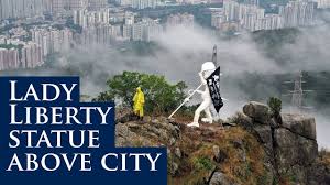 Lady Liberty To Watch Over The City On The Lion Rock Youtube