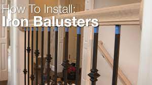 That includes $130 to $1,600 per spindle, and $130 to $400 for labor. How To Install Iron Balusters Youtube