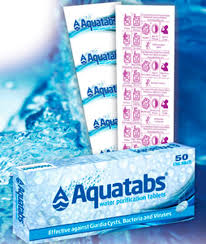 Outdoor Camping Hiking Trekking Water Treatment Aquatabs