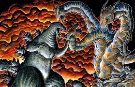 ➵ ᴄᴏᴍᴘʀɪᴍᴇɴᴛᴏ | 長さ ┛. Oc Godzilla Vs Keizer Ghidorah Commission 11x17 Copics Colored Pencils Godzilla
