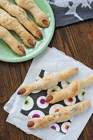 Easy Witches Finger Breadsticks Cook Nourish Bliss Recipe Halloween Food Dinner Christmas Recipes Cooking Halloween Food For Party