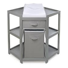Badger Basket Corner Changing Table With Hamper Basket Corner Changing Tables Baby Changing Table Changing Table