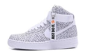 Buy nike air force 1 and get the best deals at the lowest prices on ebay! Nike Air Force 1 High Lx Just Do It Pack Grey White Ao5138 100 Sepsport