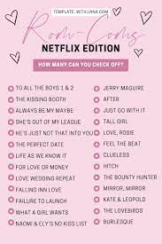 The list is categorized into various sections which are based on popular genres. Netflix Rom Coms Netflix Movies To Watch Must Watch Netflix Movies Netflix Movies