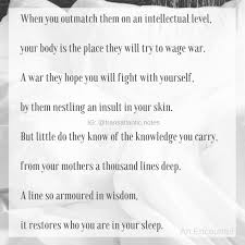 An Encounter Words Insulting Knowledge