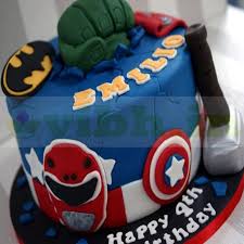 Modelage de la main hulk en pâte à sucre,. Order Marvel Avengers Theme Fondant Cake Online Vibh Cake Studio