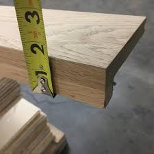 Custom Stair Nosing Square Edge Engineered Hardwood Flooring European White Oak By Purezawood Stair Nosing Wood Floors Hardwood Stairs