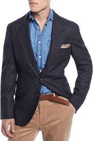 Brunello Cucinelli Bicolor Micro Check Sport Jacket Sports Jacket Outfit Sports Jacket Mens Fashion Smart