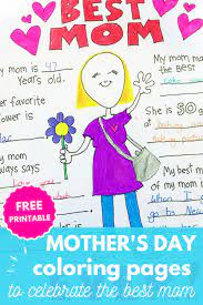 Happy birthday mom printable coloring pages are a fun way for kids of all ages to develop creativity, focus, motor skills and color recognition. Mother S Day Coloring Pages Celebrate The Best Mom Skip To My Lou