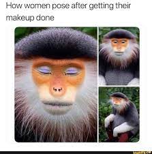 How Women Pose After Getting Their Makeup Done Ifunny Savage Meme Memes Makeup Memes