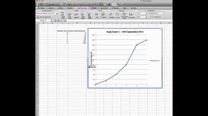 Graphing Using Excel Please Watch In Full Screen