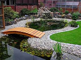 12 Idees Inspirantes Pour Amenager Un Bassin D Eau Dans Votre Jardin En 2020 Etangs D Arriere Cour Amenagement Cour Paysager Des Etangs
