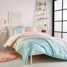 The comforter reverses to a color coordinating light blue and white gingham check allowing you to quickly change up the look in your bedroom. Dkny Kids Empire Light Bedding Collection Bed Bath Beyond Girl Comforters Kids Comforter Sets Comforter Sets