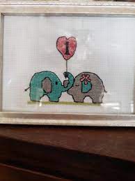 Fo Made For My Niece S 1st Birthday Crossstitch