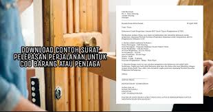 Serta pergerakan kakitangan pusat perkhidmatan pelanggan bagi. Contoh Surat Pelepasan Perjalanan Untuk Cod Barang Atau Peniaga Download