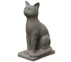 Keramik Katze Sitzend Grau 32 X 22 X 48 Cm Dehner Garten Center Katzen Tiere Keramik