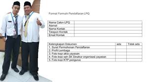 Sedangkat untuk tingkat smp formatnya hampir sama. Format Formulir Pendaftaran Lpq Ke Kemenag Pontren Com