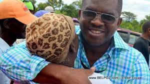 Le sénateur Rony Célestin a Thomassique, Departement du Centre, Haiti