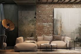 dizayn v stile loft wohnzimmer ideen wohnung haus design wohnen