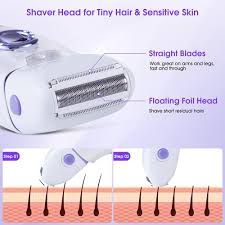 If you don't know what an ep. Buy Epilator For Women 2 In 1 Hair Removal Epilator With Epilator Head Shaver Head Electric Cordless Hair Shaver Portable Painless Epilator Hair Removal For Face Bikini Trimmer Ladies Men