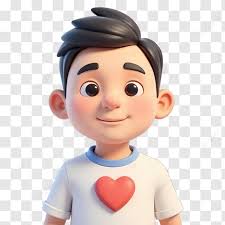 Dekorasi 3d Berbentuk Hati Kartun Anak Laki Laki, Klip Seni Hati, Klip Seni  3d, Klip Seni Anak Laki Laki PNG Transparan Clipart dan File PSD untuk  Unduh Gratis