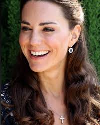 Kate Inspired Sterling Silver Diamond Cross Necklace, Royal Jewelry, CZ  Sparkle Cross Inspirational Necklace, #967