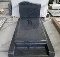Padang Dark China Impala South Africa Black Granite Tombstone