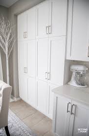White Shaker Kitchen Cabinet Doors After The Makeover We Refaced Dark Wood Kitche Dark Wood Kitchen Cabinets Refacing Kitchen Cabinets Shaker Kitchen Cabinets
