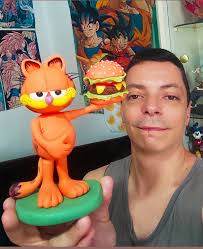 Biscuit Garfield #goku #sayajin #dbz #biscuit #bruxado71 #dragonball #top  #actionfigures #actionfigure #banpresto #colecionador #artesanato #artes  #criação #biscuit #biscuitpersonalizado #minnie #frajola #gatofelix #mickey  #mickeymouse #sonic #garfield ...
