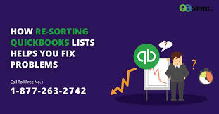 How Re Sorting Quickbooks Lists Helps You Fix Problems