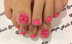 Hearts Nail Designs Toe Nail Designs Valentines Nails Nails