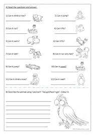Animals Can Worksheet Free Esl Printable Worksheets Made By Teachers English Worksheets For Kids English Teaching Materials English Language Teaching