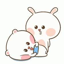 Tuagom Puffybear Gif Tuagom Puffybear Kiss Gifs Cute Gif Cute Love Cartoons Kiss Animated Gif
