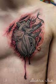Chest Tattoo Designs For Men Biomechanical Tattoo Chest Tattoos For Women Cool Chest Tattoos