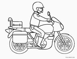 Police Motorcycle Coloring Pages Coloring Pages Coloring Pages For Kids Unique Coloring Pages