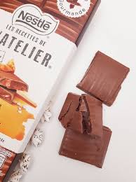 Les Recettes De L Atelier Nestle Tablette De Chocolat Ganache Caramel Recette