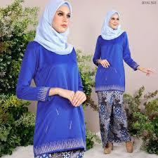 Get the latest baju kurung plain for your baju raya 2020 at gio fabrics. Baju Kurung Royal Blue Dewasa Price Promotion Apr 2021 Biggo Malaysia