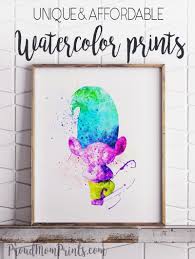 Trolls Nursery Decor Trolls Wall Art Trolls Wall Art Trolls Decor Trolls Shower Trolls Wall Decor Pink Unique Gallery Wall Coral Nursery Trolls Birthday