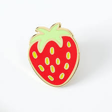 Strawberry Enamel Pin – punkypins