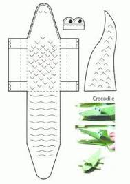 Timsah Kalibi Crocodile Printables Molde Del Cocodrilo Krokodil Timsah Boyama Kitaplari Aplike Sablonlari