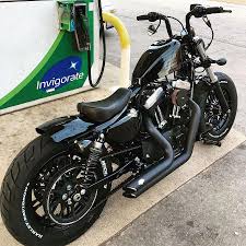 At the sportster is as good as nothing remained original and yet she had her 48 look not lost. Rusty S Sportster 48 Customized Harleydavidsonsporster Harley Bobber Harley Davidson Bikes Motorcycle Harley