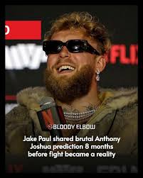 Jake Paul is super confident about beating Anthony Joshua.