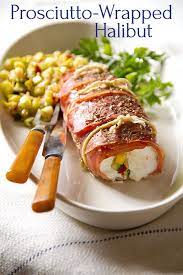 Good Looking Prosciutto Wrapped Halibut Sippitysup Recipe Halibut Recipes Seafood Recipes Recipes