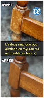 L Astuce Incroyable Pour Eliminer Les Rayures Sur Un Meuble En Bois Recette Trucs Et Astuces Maison Renover Meuble Bois Astuces Pour Nettoyer