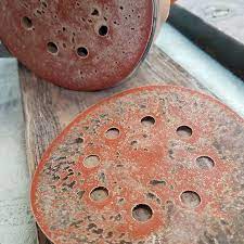 Sanding Off A Finish That S Not Quite Cured Is Rough Clogged Sandpaper Woodworking The Cure Sanding Sandpaper